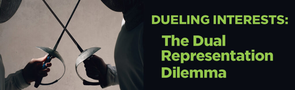 Dueling Interests: The Dual Representation Dilemma